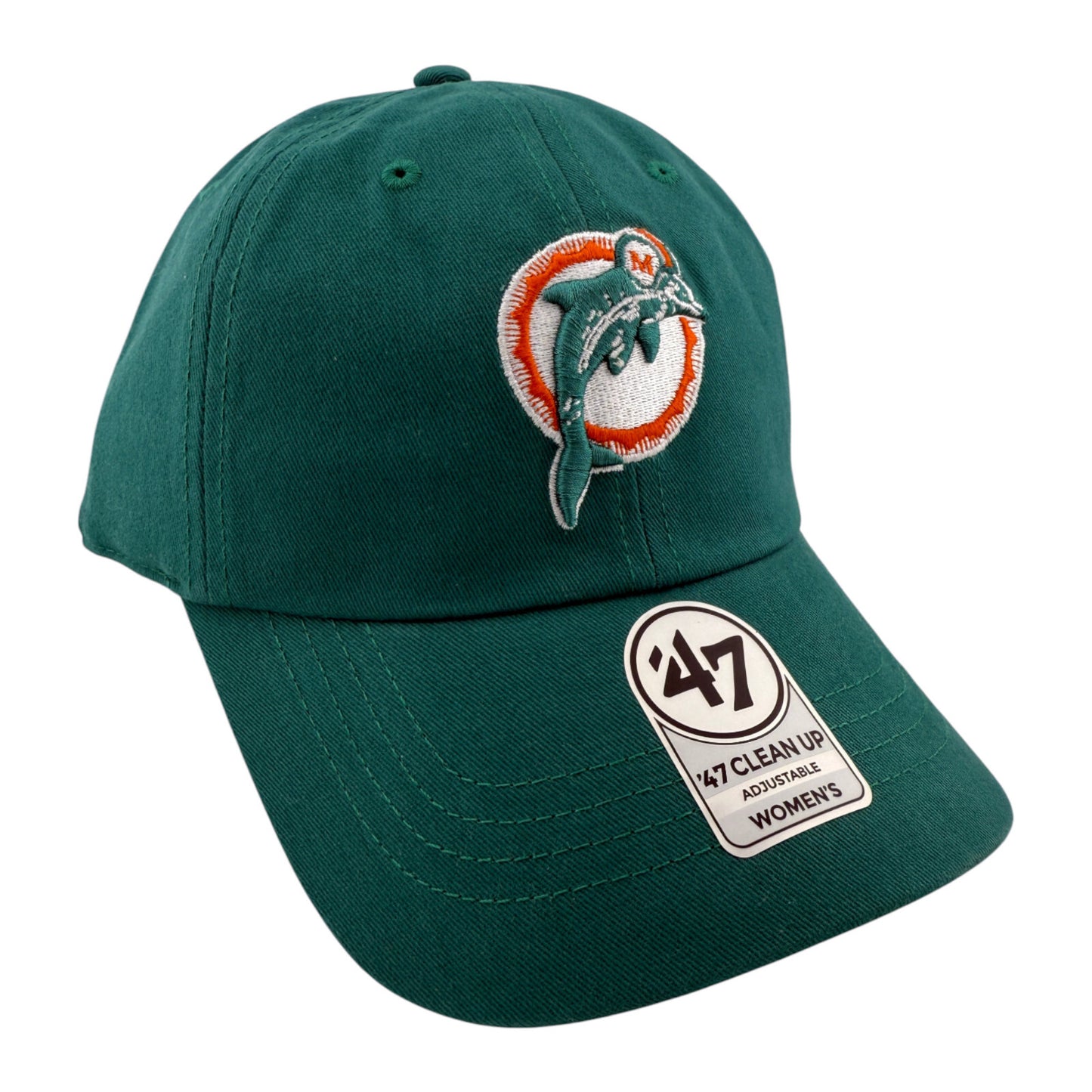 '47 Brand Miami Dolphins NFL Miata Women's Clean Up Adjustable Dad Hat Cap