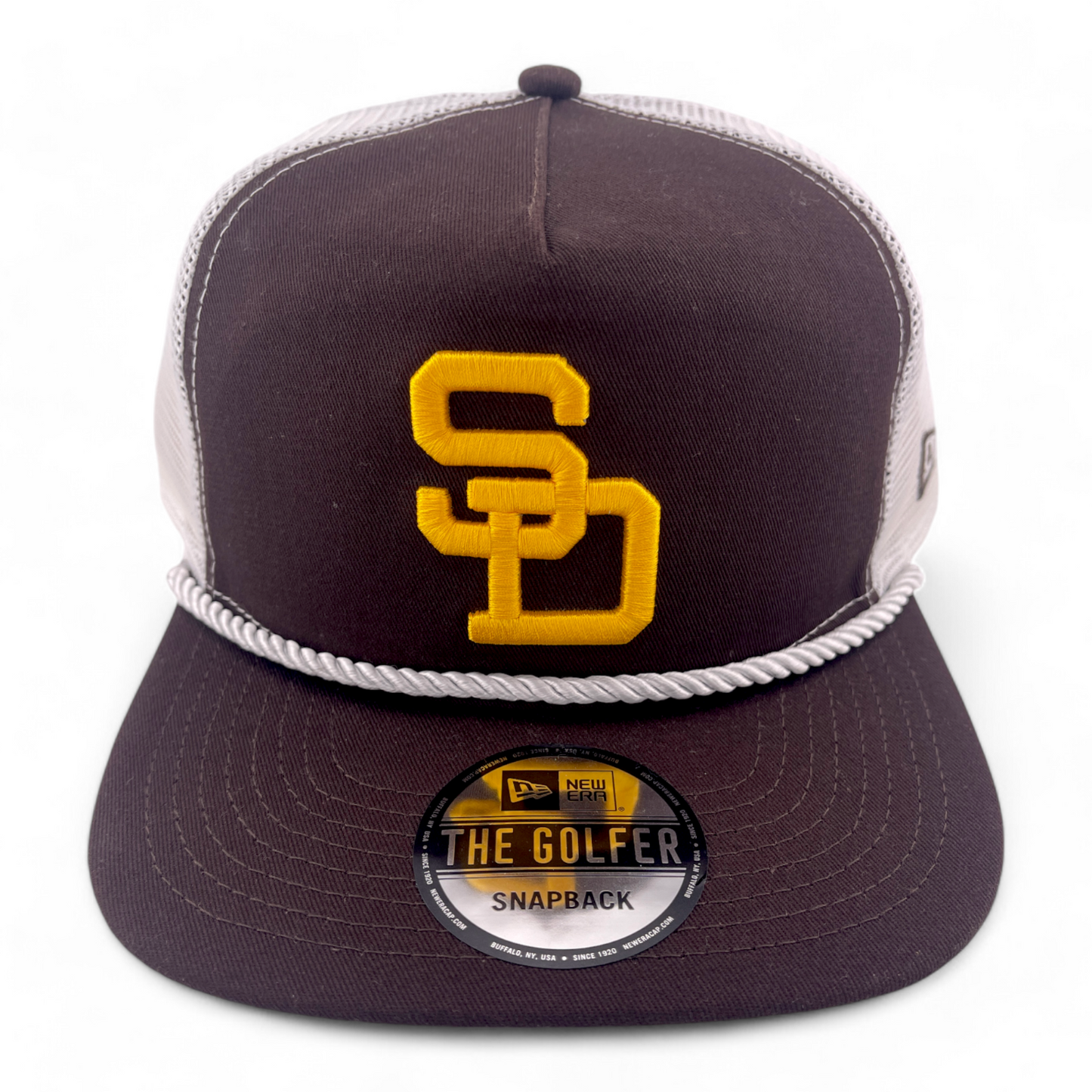 New Era San Diego Padres MLB The Golfer Golf A-Frame Snapback Adjustable Hat