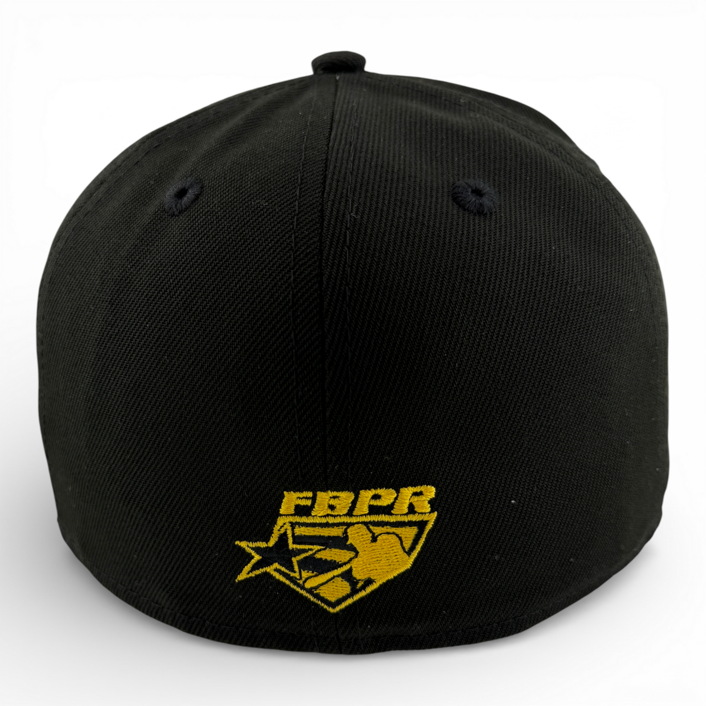 New Era Puerto Rico FBPR Alternate Black Yellow Logo 59Fifty Fitted Hat Cap