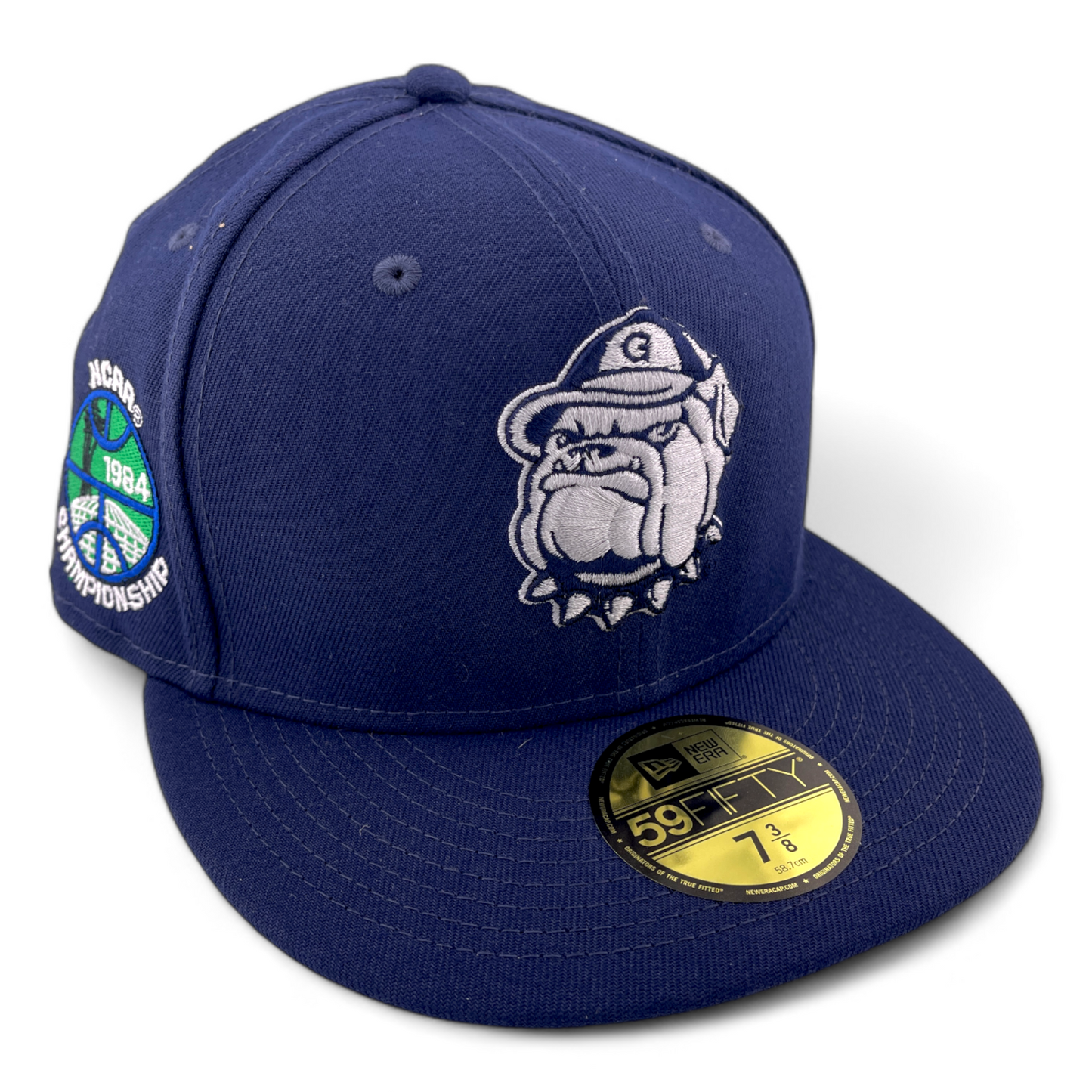 New Era Georgetown University Hoyas NCAA 1984 Side Patch 59Fifty Fitted Hat Cap