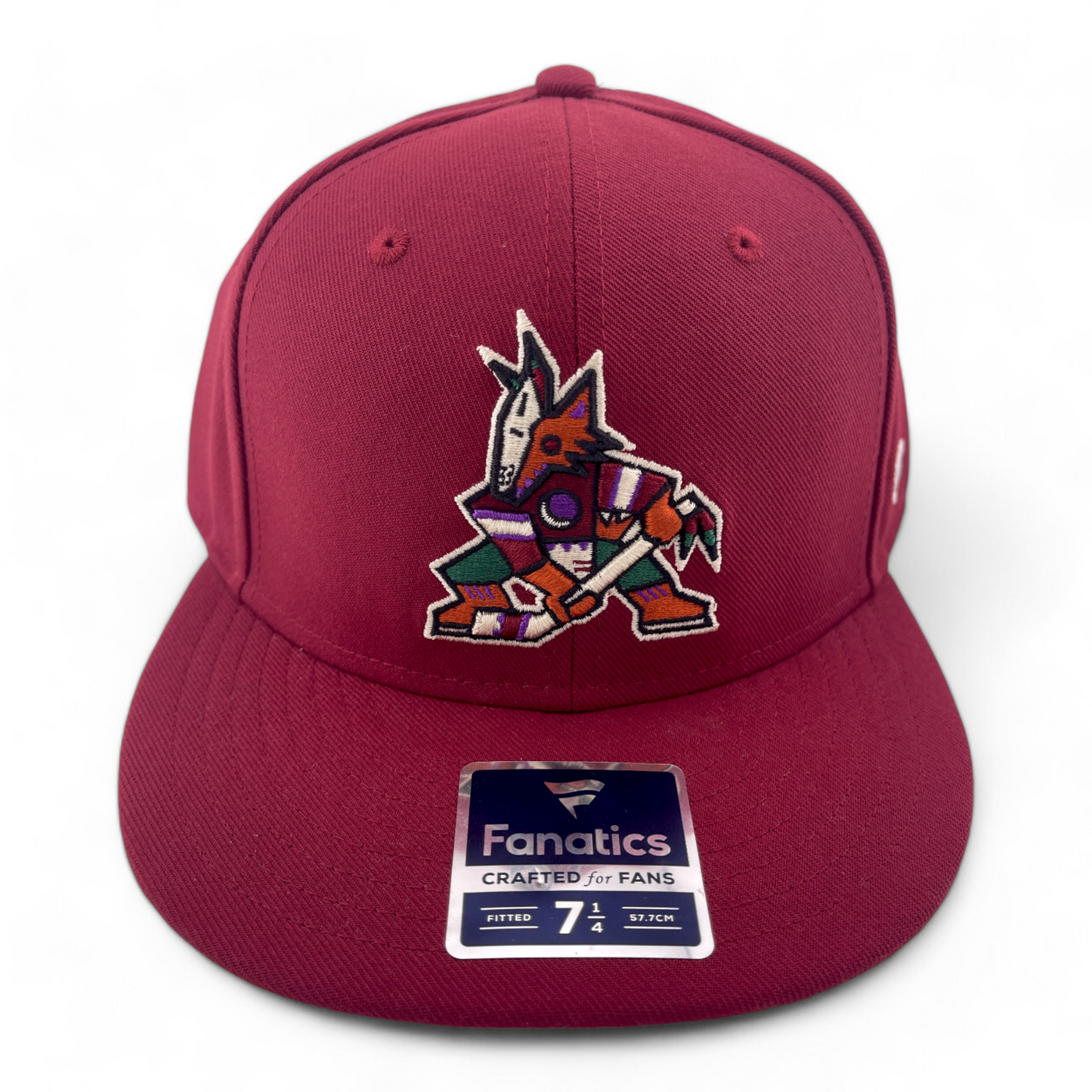 Fanatics Arizona Coyotes NHL Hockey Maroon Core Primary Logo Fitted Hat Cap