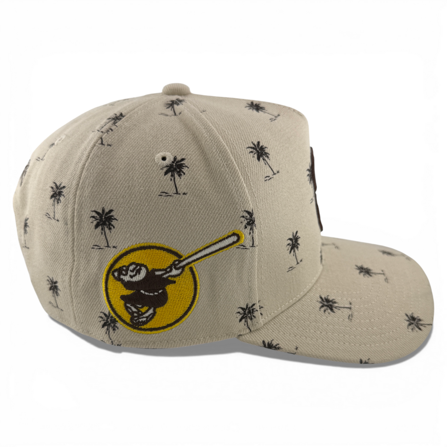 Mitchell & Ness San Diego Padres Palm A-Frame Pro Pinch Fit Snapback Adjustable