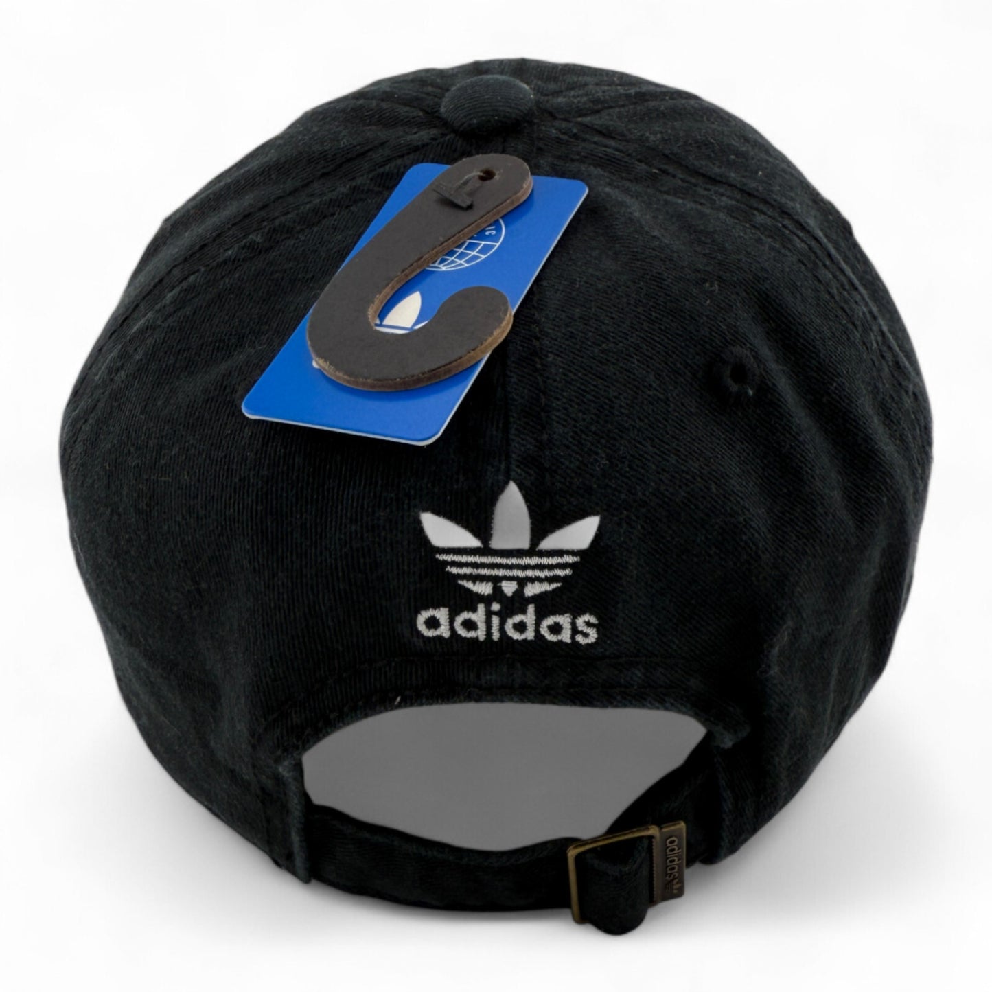 Adidas Originals PreCurved Washed Black Adjustable Baseball Cap Hat Child Youth