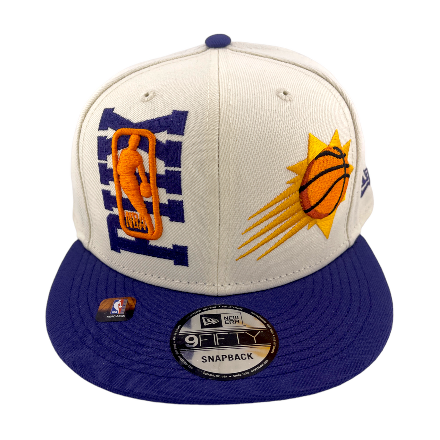 New Era Phoenix Suns 2022 Draft Hat White/Purple/Grey UV NBA 9FIFTY Snapback Hat Cap