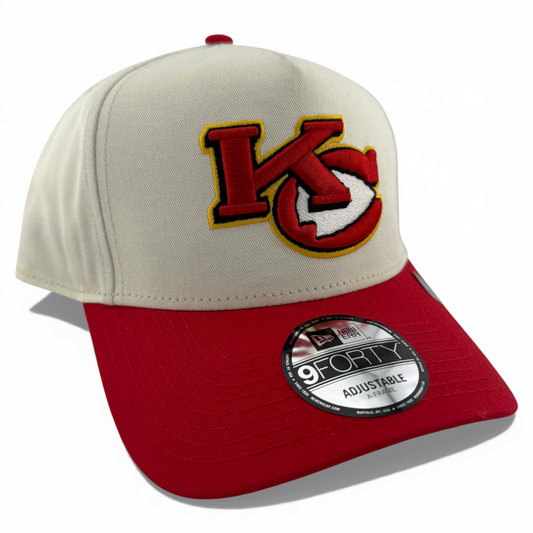 New Era Kansas City Chiefs NFL Deceptor A-Frame 9Forty Snapback Adjustable Hat