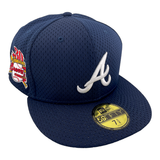 New Era Atlanta Braves 30th Anniversary Patch 90s Throwback Mesh 59FIFTY Hat Cap