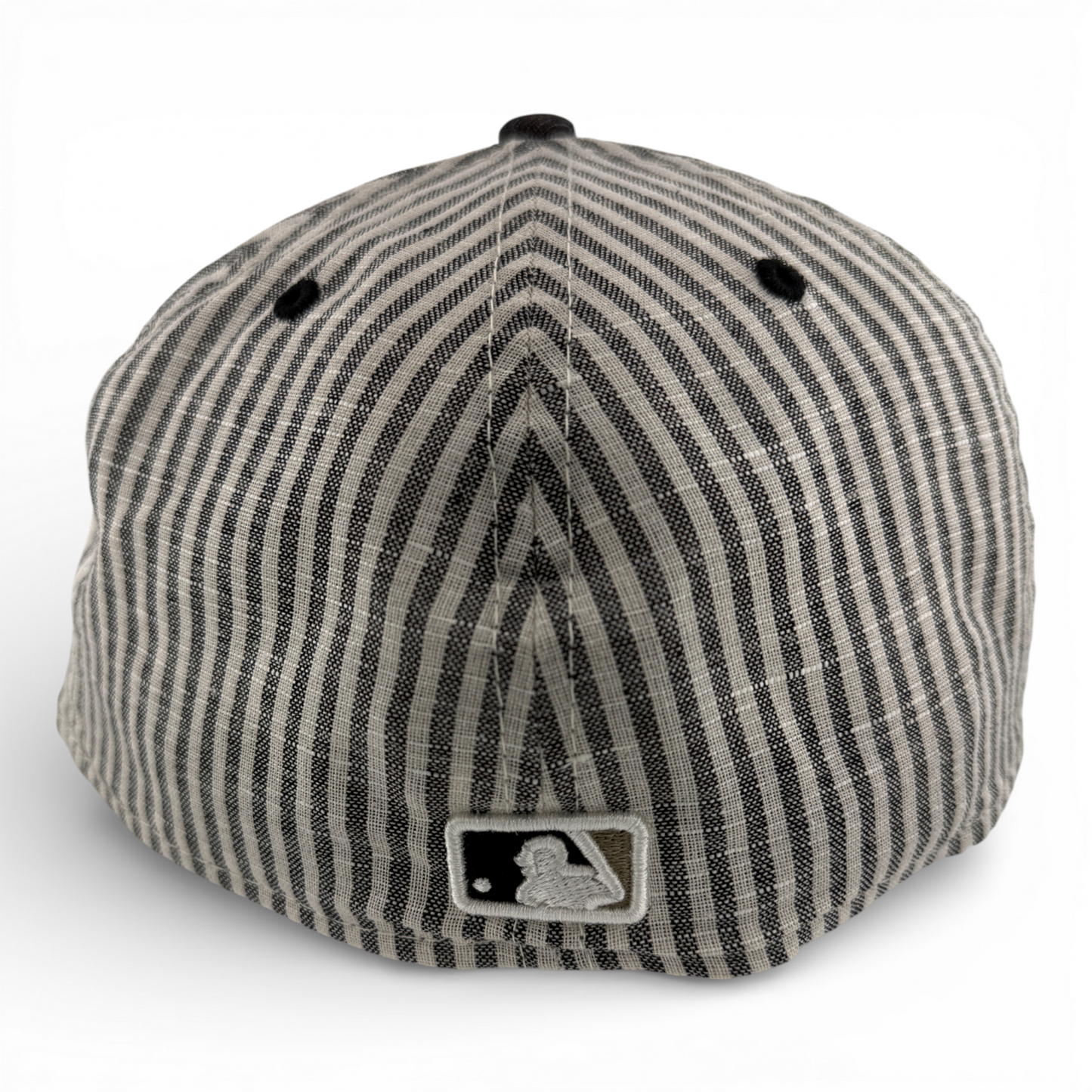 New Era Colorado Rockies MLB Seersucker Pack Denim Stripe 59Fifty Fitted Hat Cap