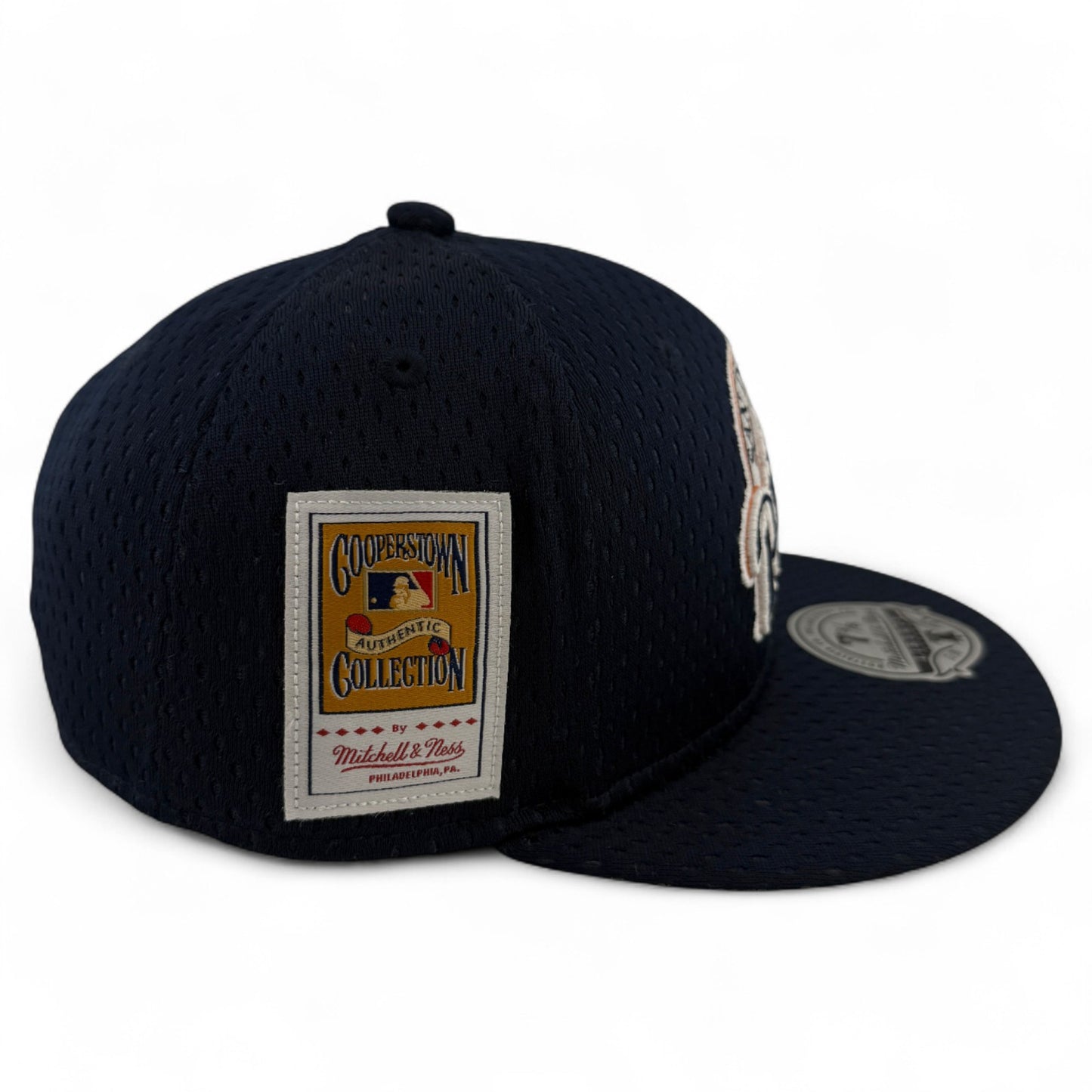 Mitchell & Ness San Diego Padres MLB Jersey Mesh Navy Liberty Fitted Hat Cap