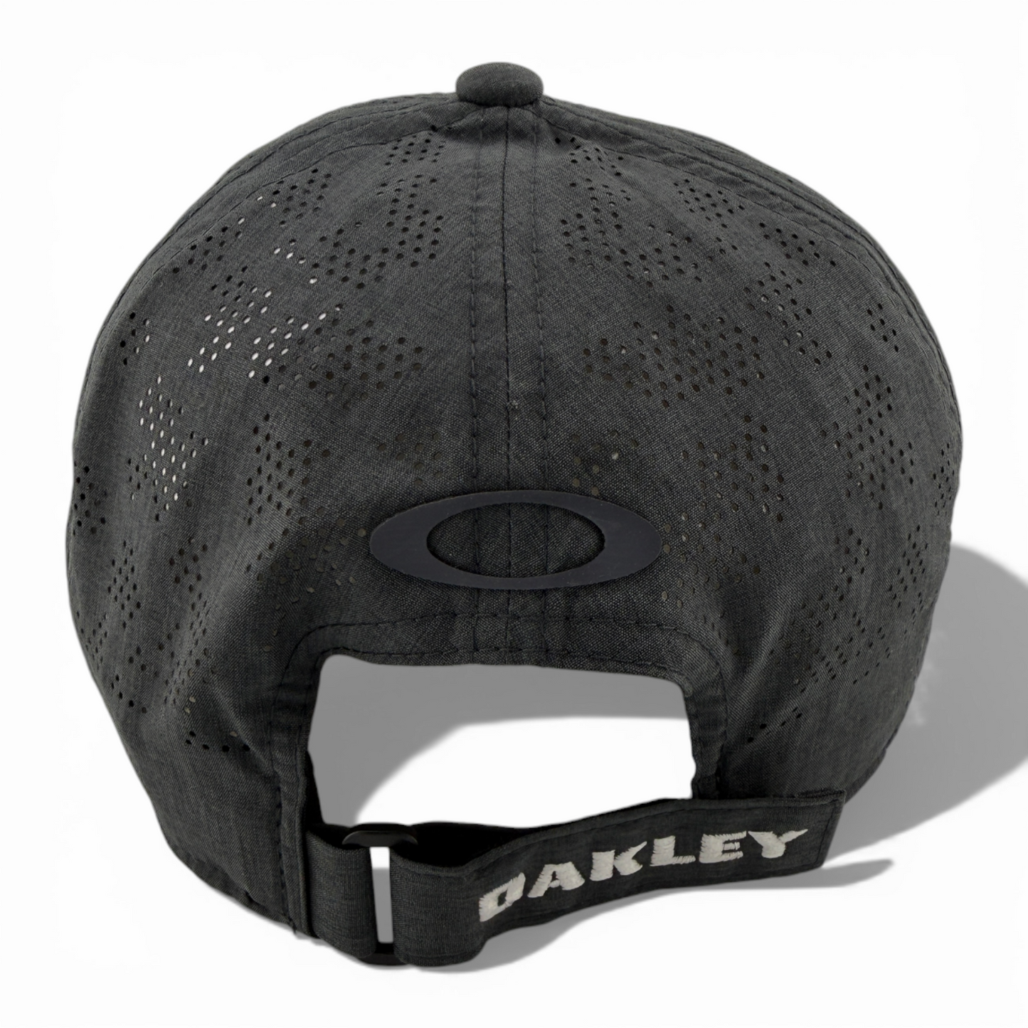 Oakley Golf Pro Performance Dark Grey Sport Back Adjustable Strapback Hat Cap