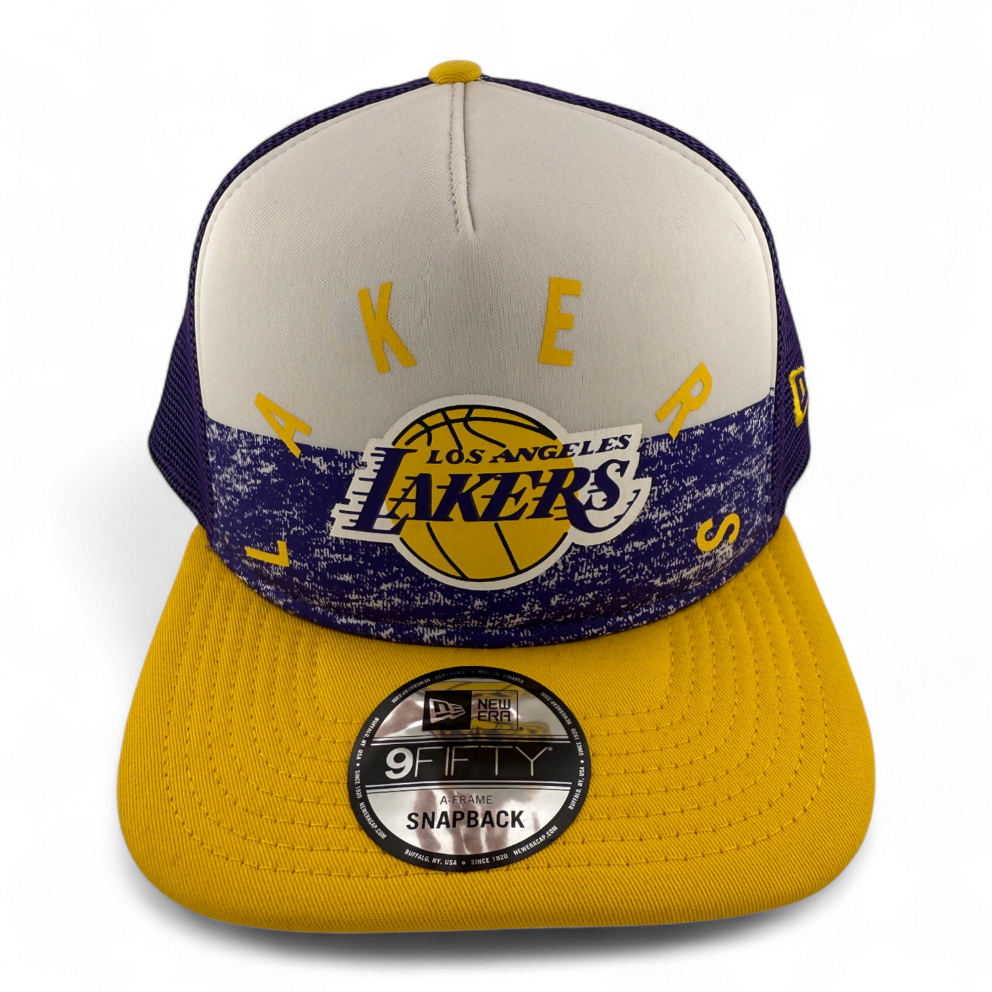 New Era Los Angeles Lakers NBA Gameday Foam Trucker Mesh Back 9Fifty Snapback