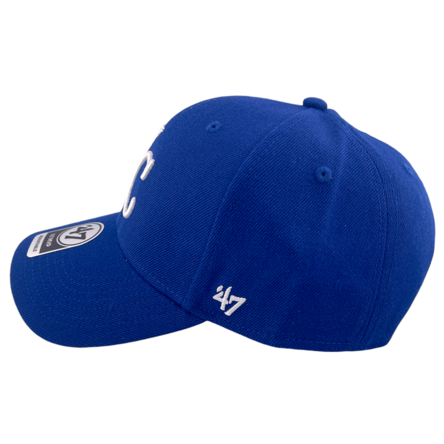 '47 Brand Kansas City Royals MLB Side Patch Navy Blue Gray UV MVP Adjustable Hat