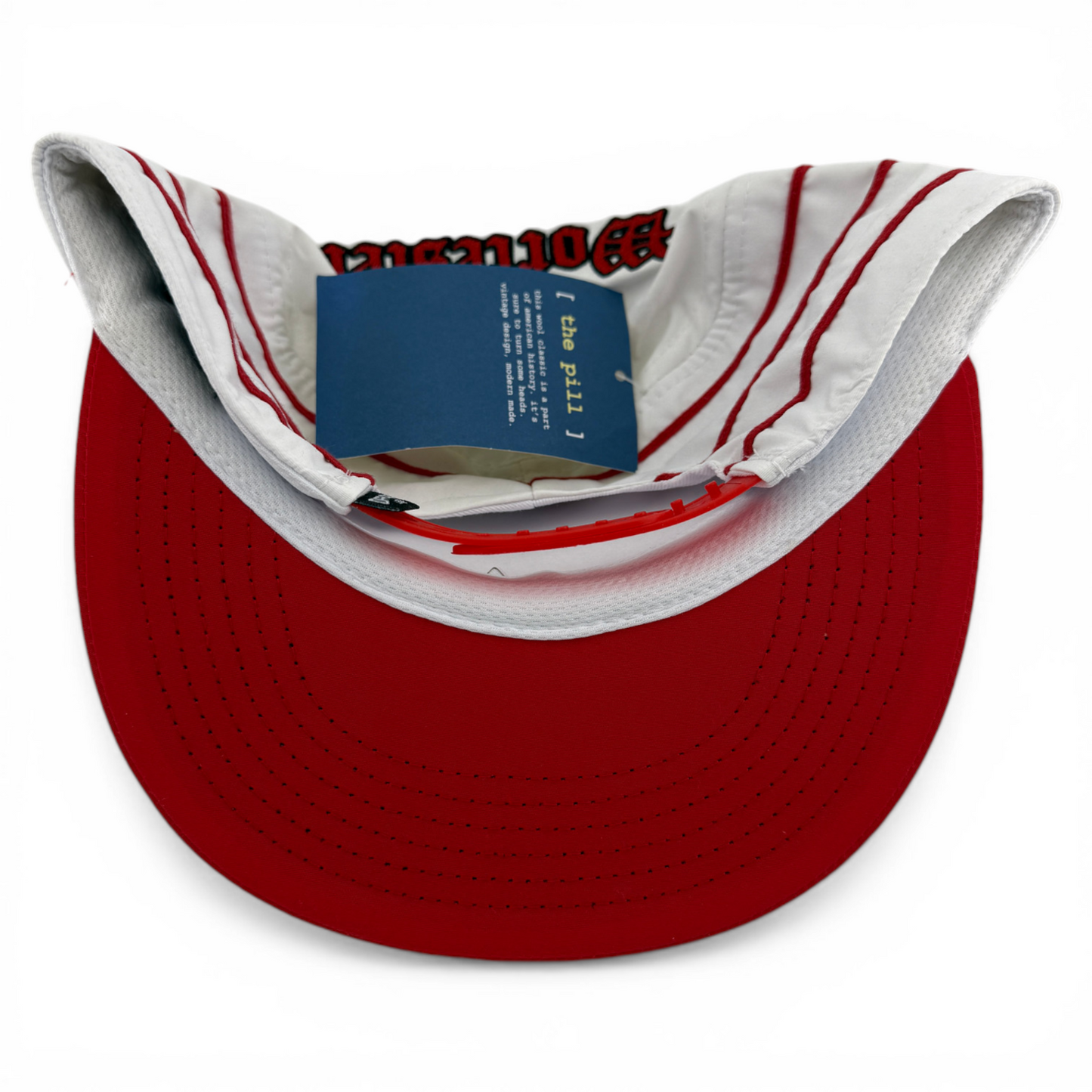 Worcester Red Sox WooSox Ruby Legs Pillbox Painters Pill Snapback Adjustable Hat
