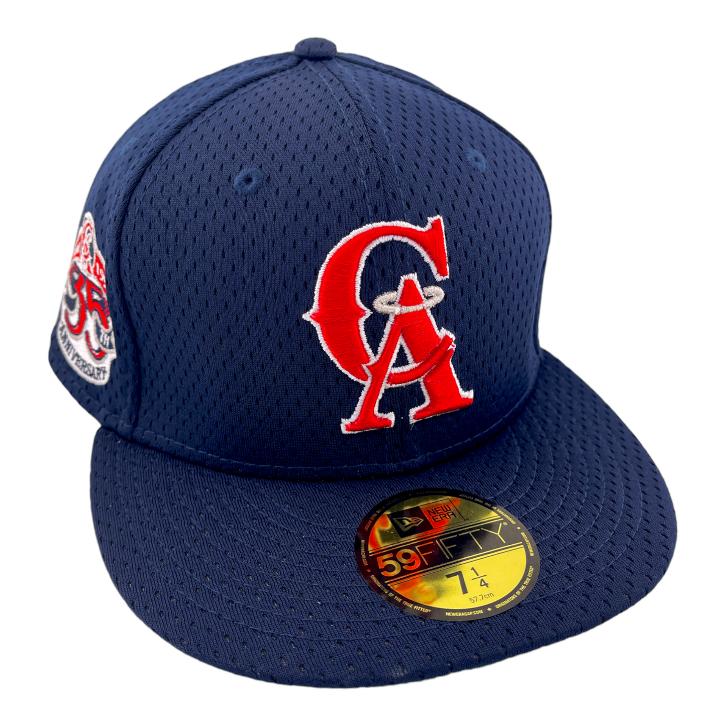 New Era Los Angeles California Angels 35th Anniversary Throwback CA Mesh 59FIFTY Hat Cap