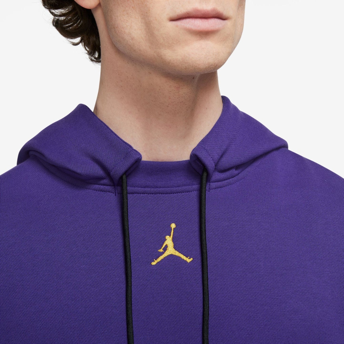 Nike Jordan Los Angeles Lakers Courtside Statement Edition Pullover Hoodie M