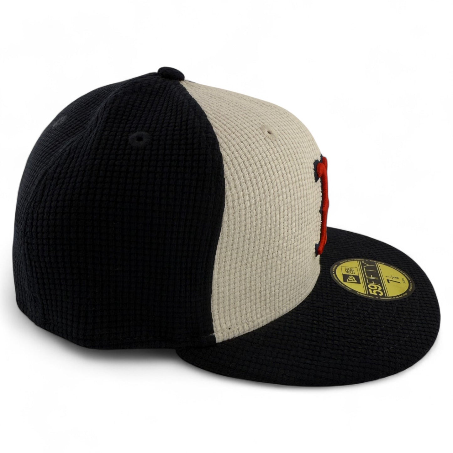 New Era Boston Red Sox MLB Thermal Front Navy Blue/Cream 59FIFTY Fitted Hat