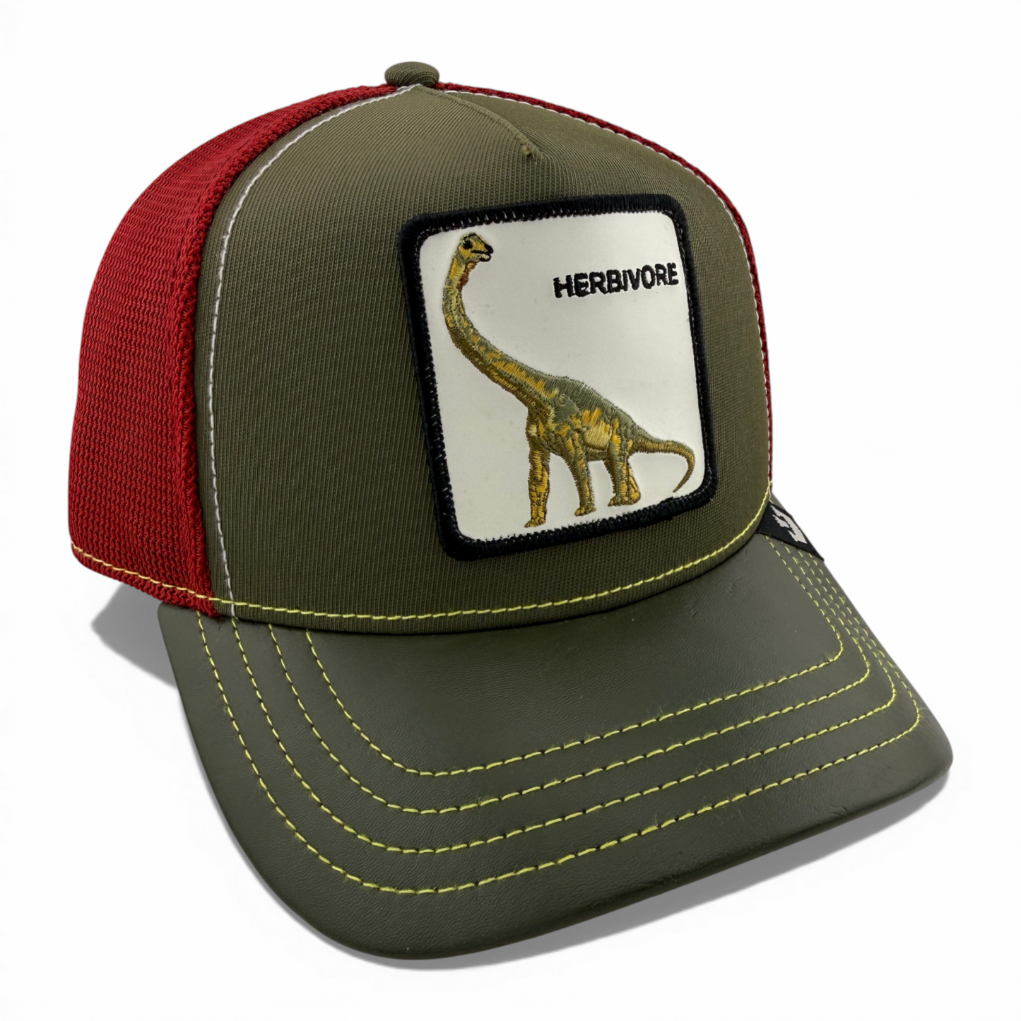 Goorin Bros Herbivore Dino Thunder Lizard Farm Mesh Trucker Snapback Adjustable