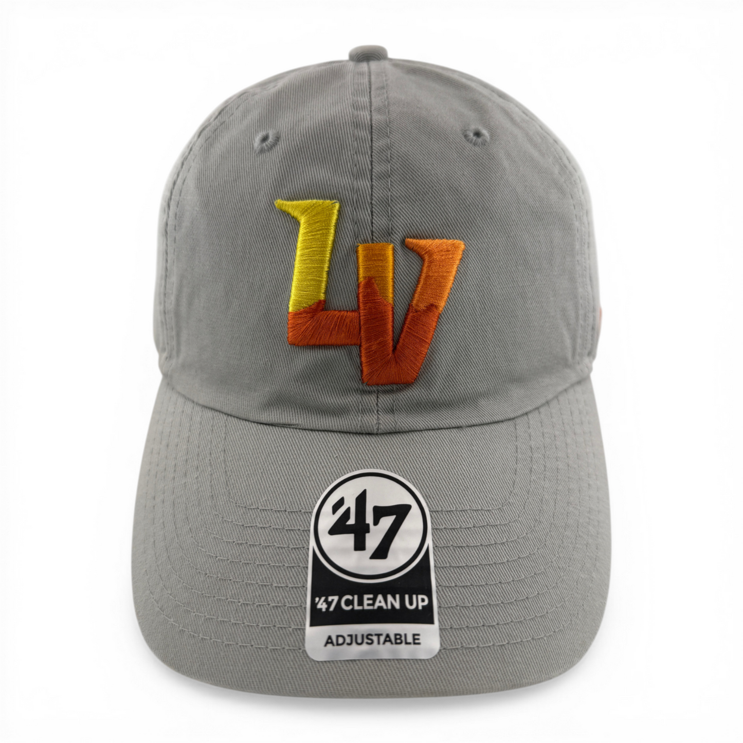 '47 Brand Las Vegas Aviators MiLB Grey Logo Clean Up Adjustable Dad Hat Cap