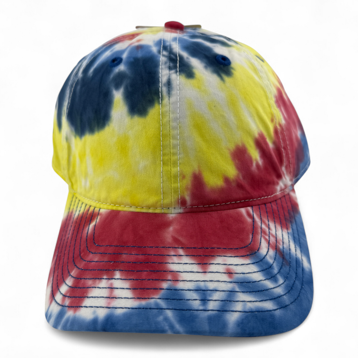 The Game GB482 Rainbow Tie Dye Blank Twill Unstructured Adjustable Dad Hat Cap
