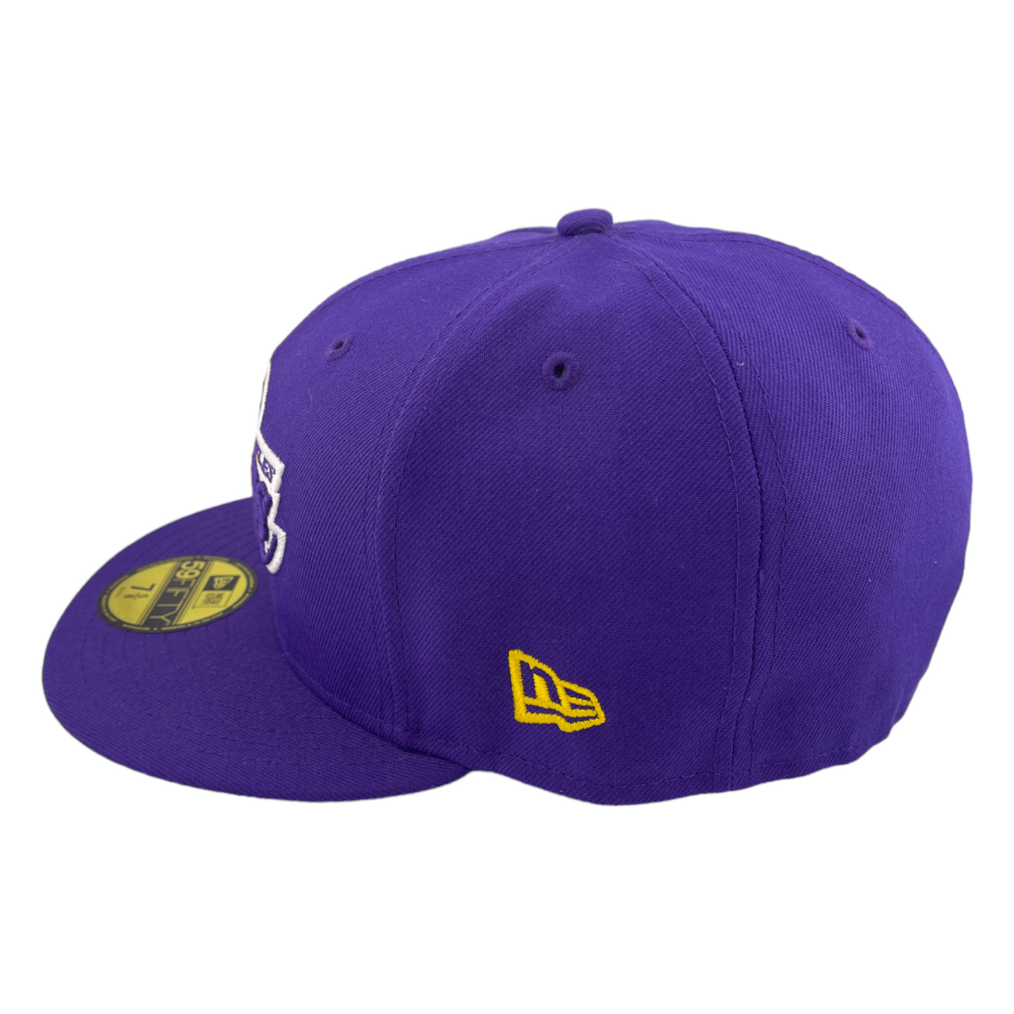 New Era Los Angeles Lakers Team Colors Purple/Grey UV NBA 59Fifty Fitted Hat Cap