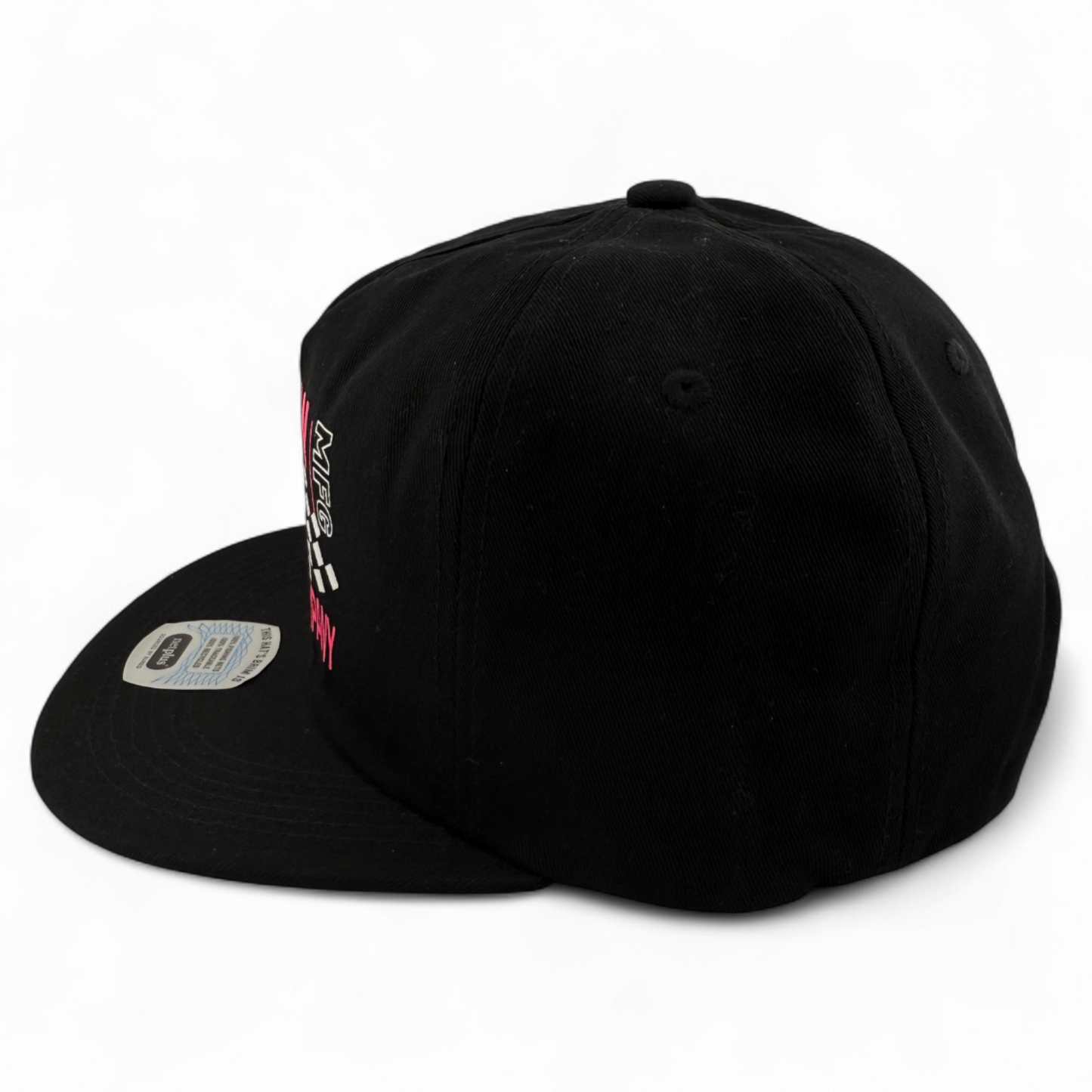 Brixton Company Neon Finish Line HP Pink Flag A-Frame Snapback Adjustable Hat