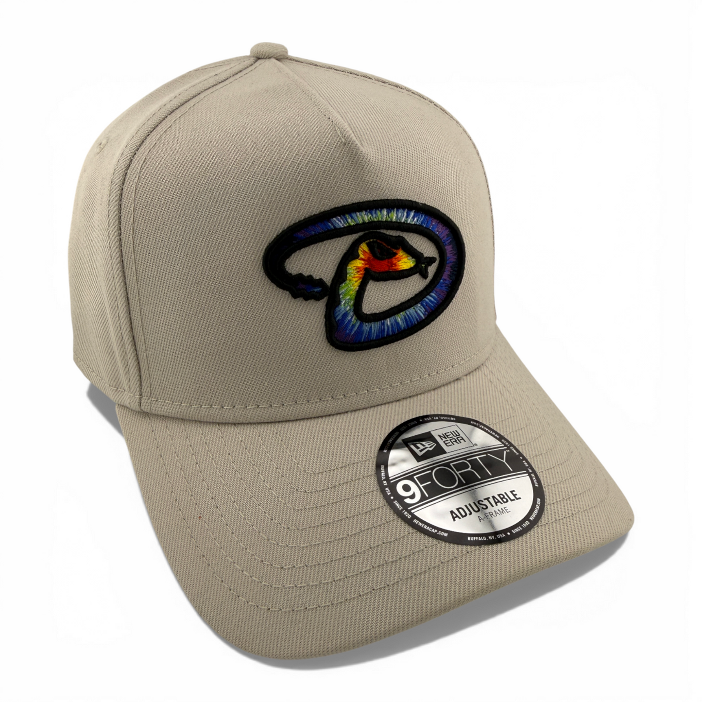 New Era Arizona Diamondbacks Stone Dye A-Frame 9Forty Snapback Adjustable Hat