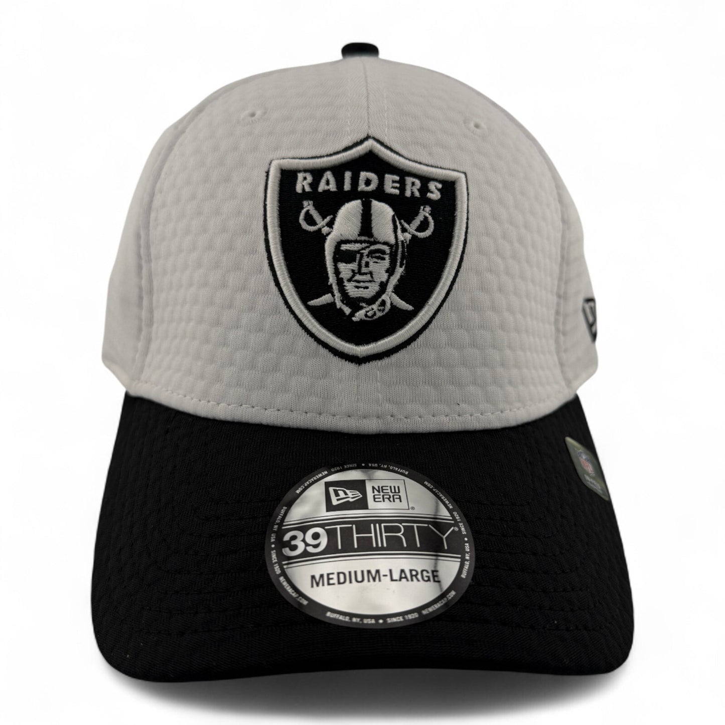 New Era Las Vegas Raiders NFL 2024 Training Camp 39Thirty Flex Fit Hat Cap