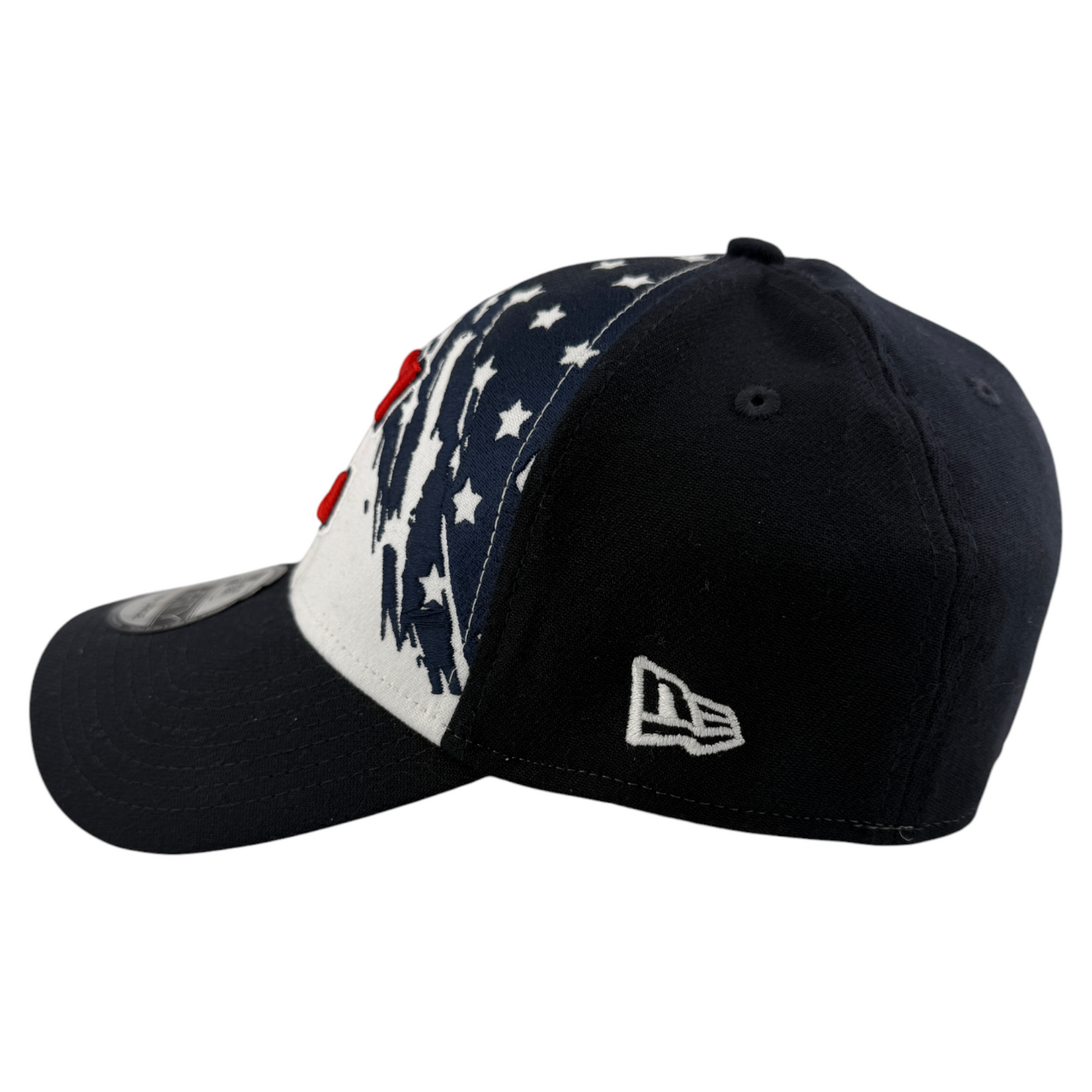 New Era Cleveland Guardians MLB 2022 4th of July Flag 39Thirty Flex Fit Hat Cap