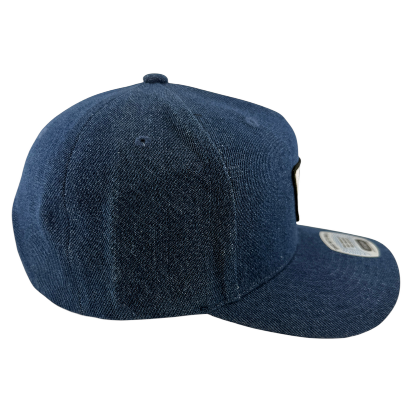 Brixton Company Linwood C Netplus Denim Rinse Jean Snapback Adjustable Hat Cap