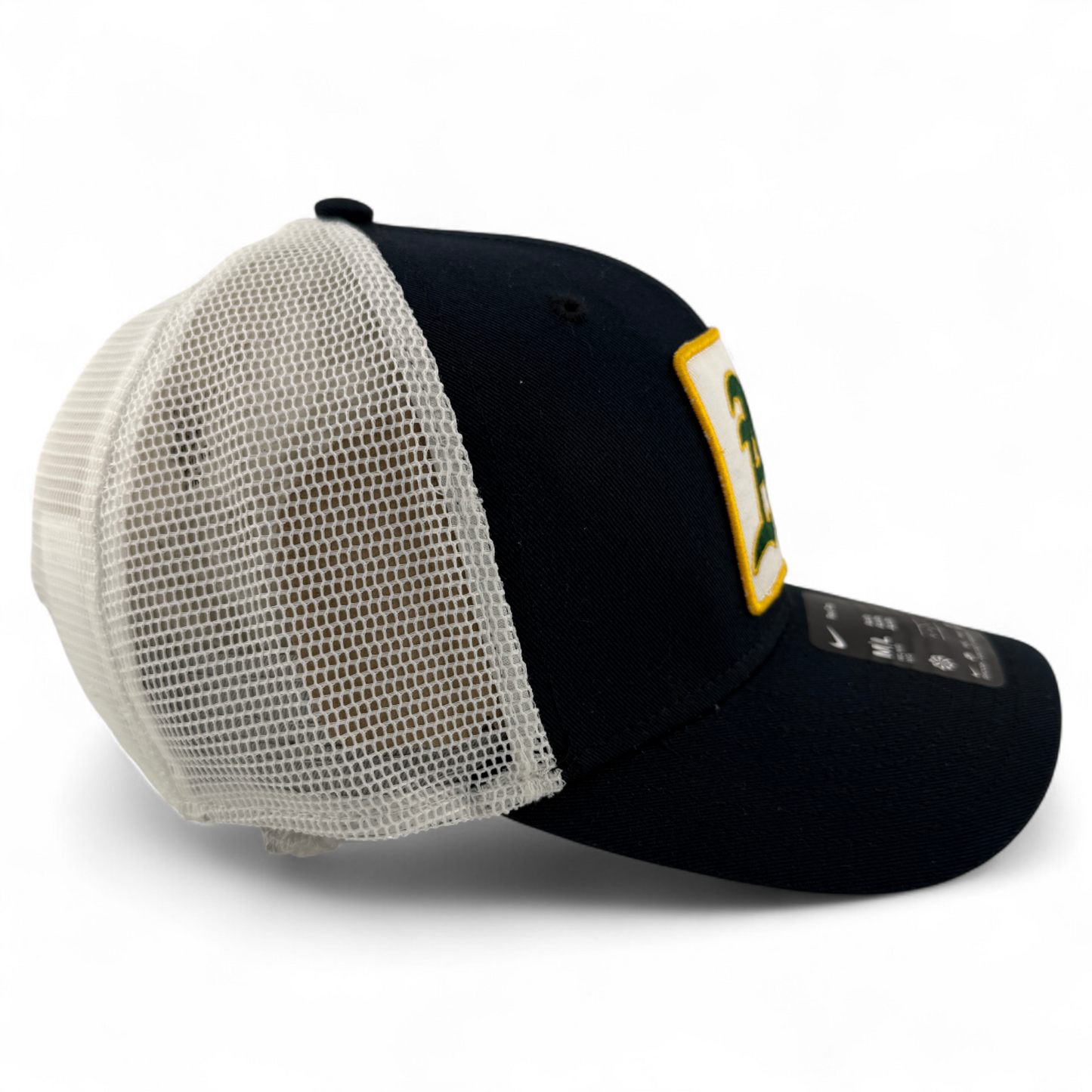 Nike Oakland Athletics A's MLB Rise Cap Structured Trucker Snapback Adjustable