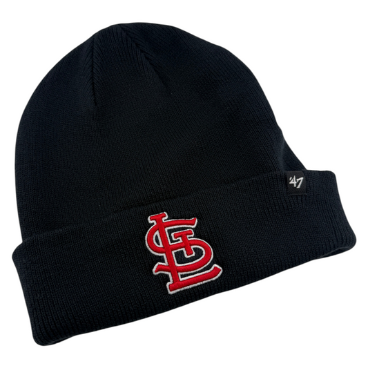 '47 Brand St. Louis Cardinals MLB Team Classic Navy Blue Knit Cuffed Beanie Hat