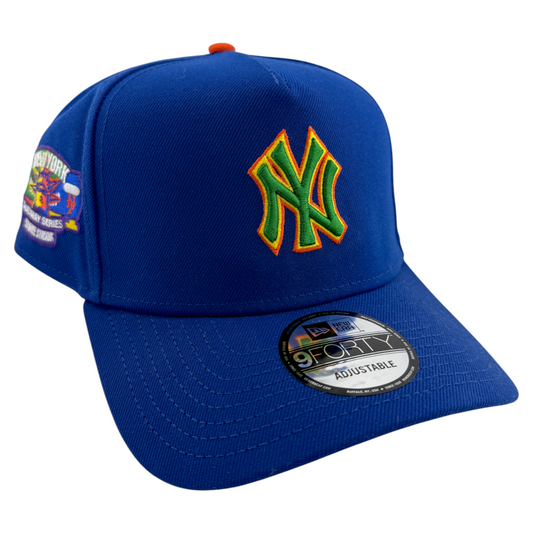 New Era New York Yankees MLB Subway Series Royal 9FORTY A-Frame Snapback Hat Cap