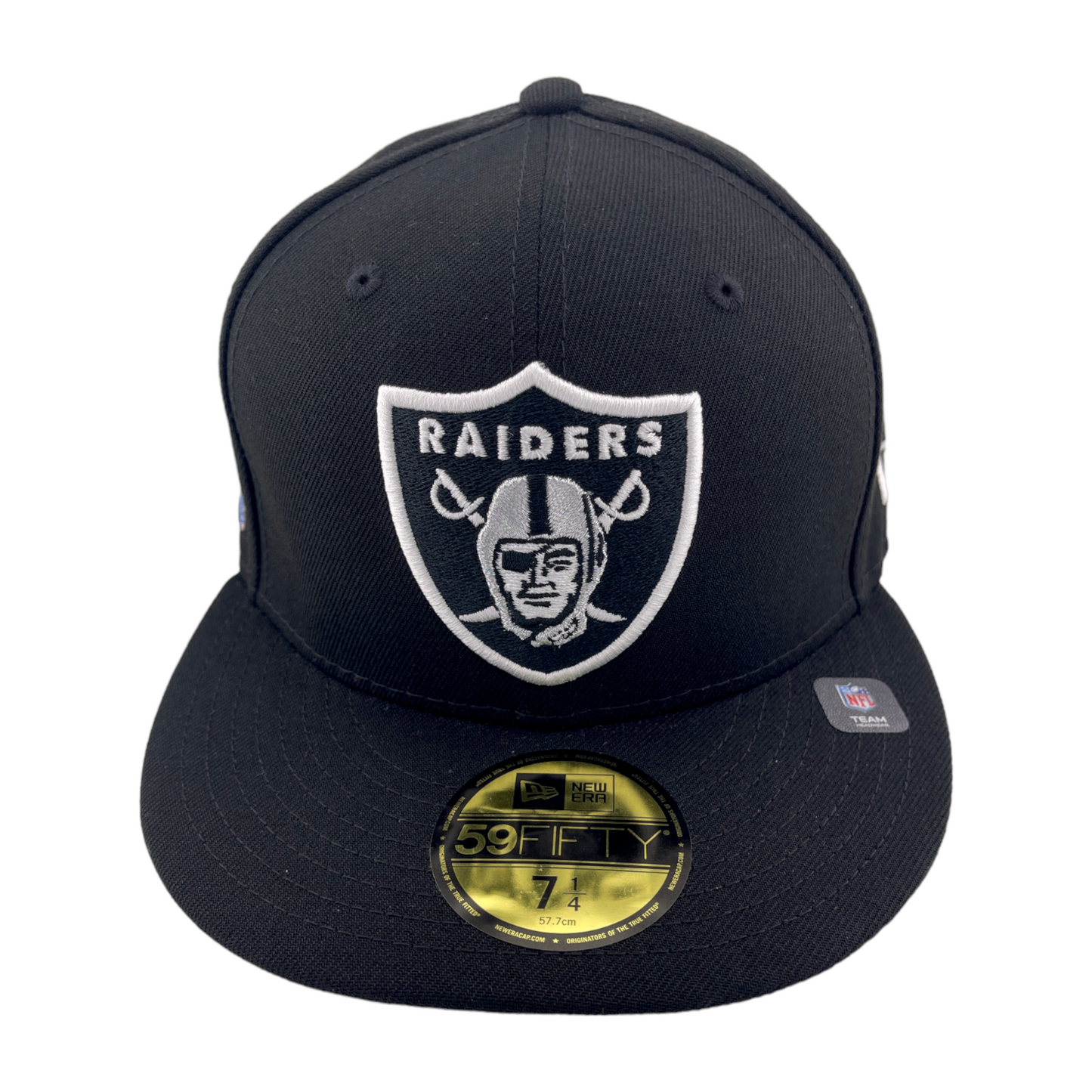 New Era Las Vegas Raiders Super Bowl Patch Black/Pink UV 59Fifty Fitted Hat Cap