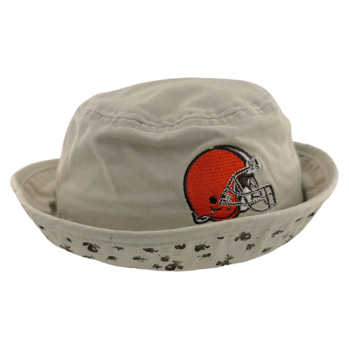 New Era Cleveland Browns NFL Khaki Tan Floral UB Women's Boonie Bucket Hat Cap