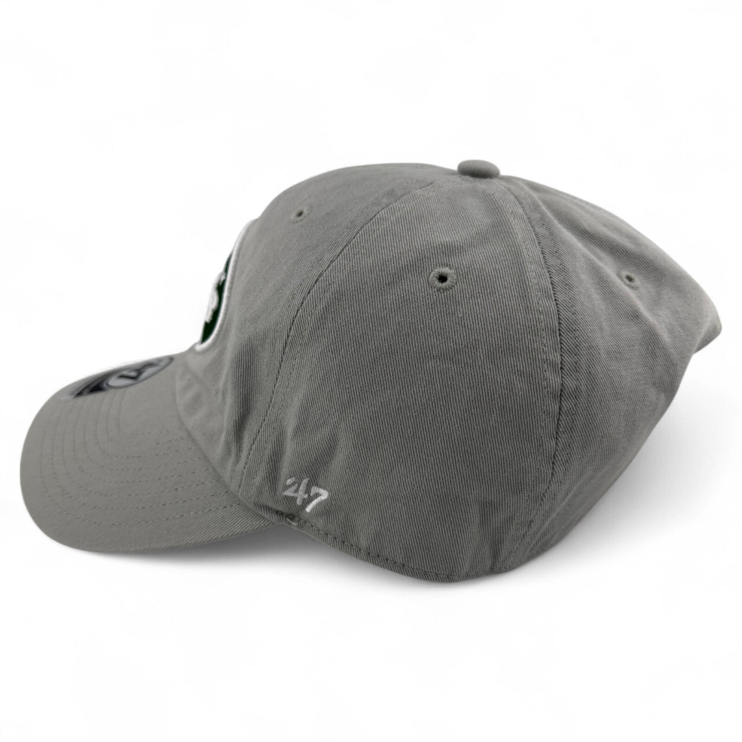 '47 Brand New York Jets NFL Team Basic Grey Clean Up Adjustable Dad Hat Cap