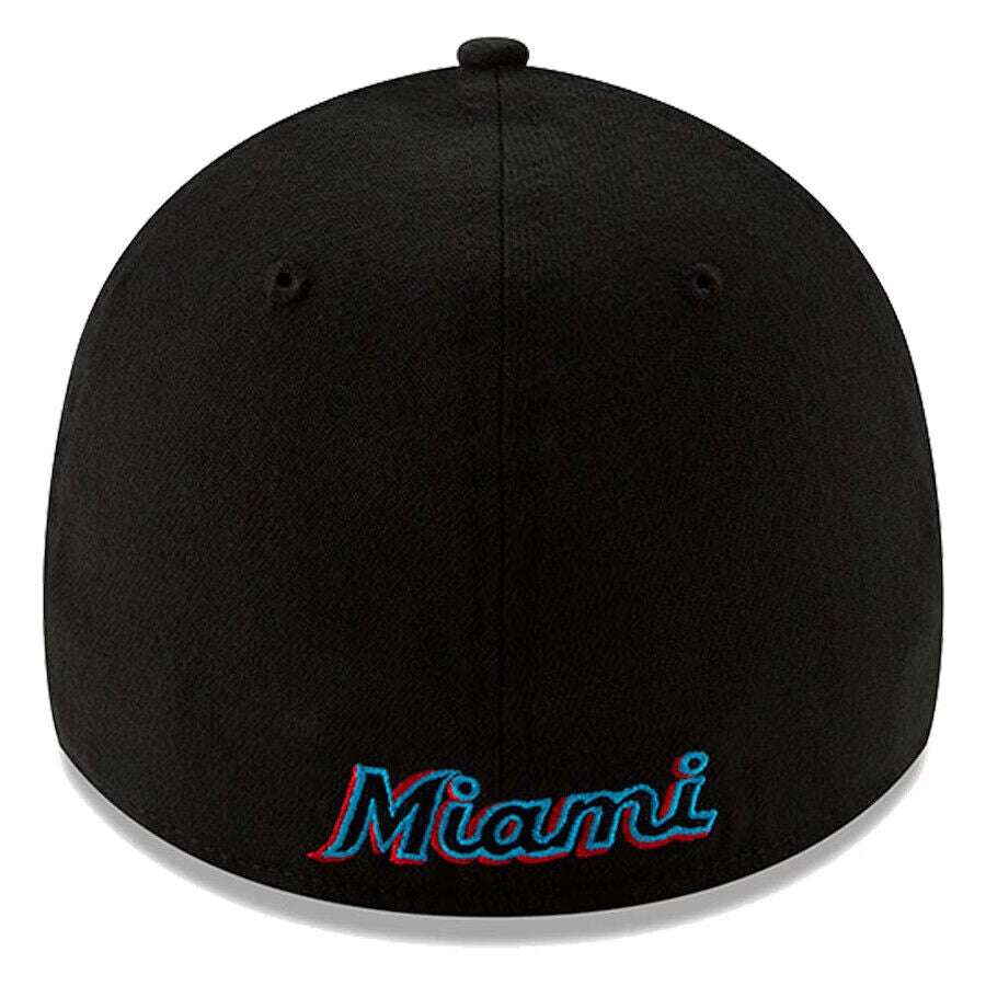 New Era 2019 Miami Marlins MLB Team Classic 39Thirty Stretch Fit Hat Cap