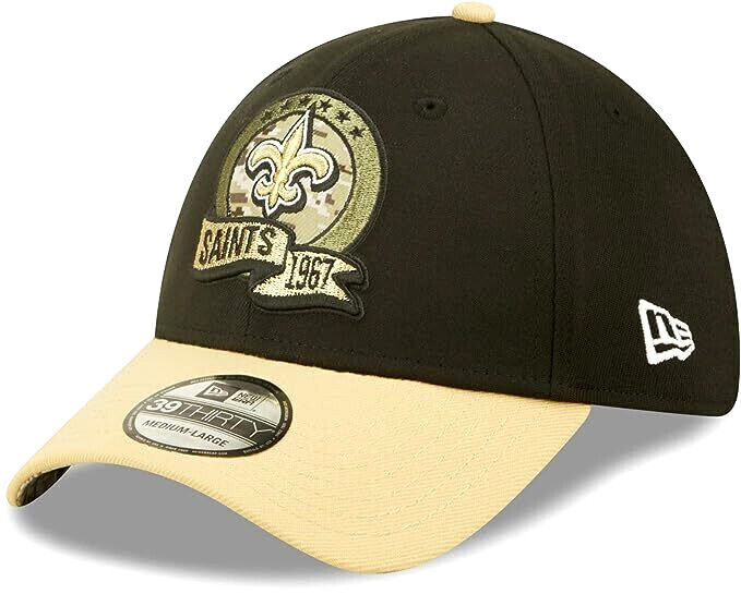 New Era New Orleans Saints NFL 2022 Salute to Service 39Thirty Hat Cap