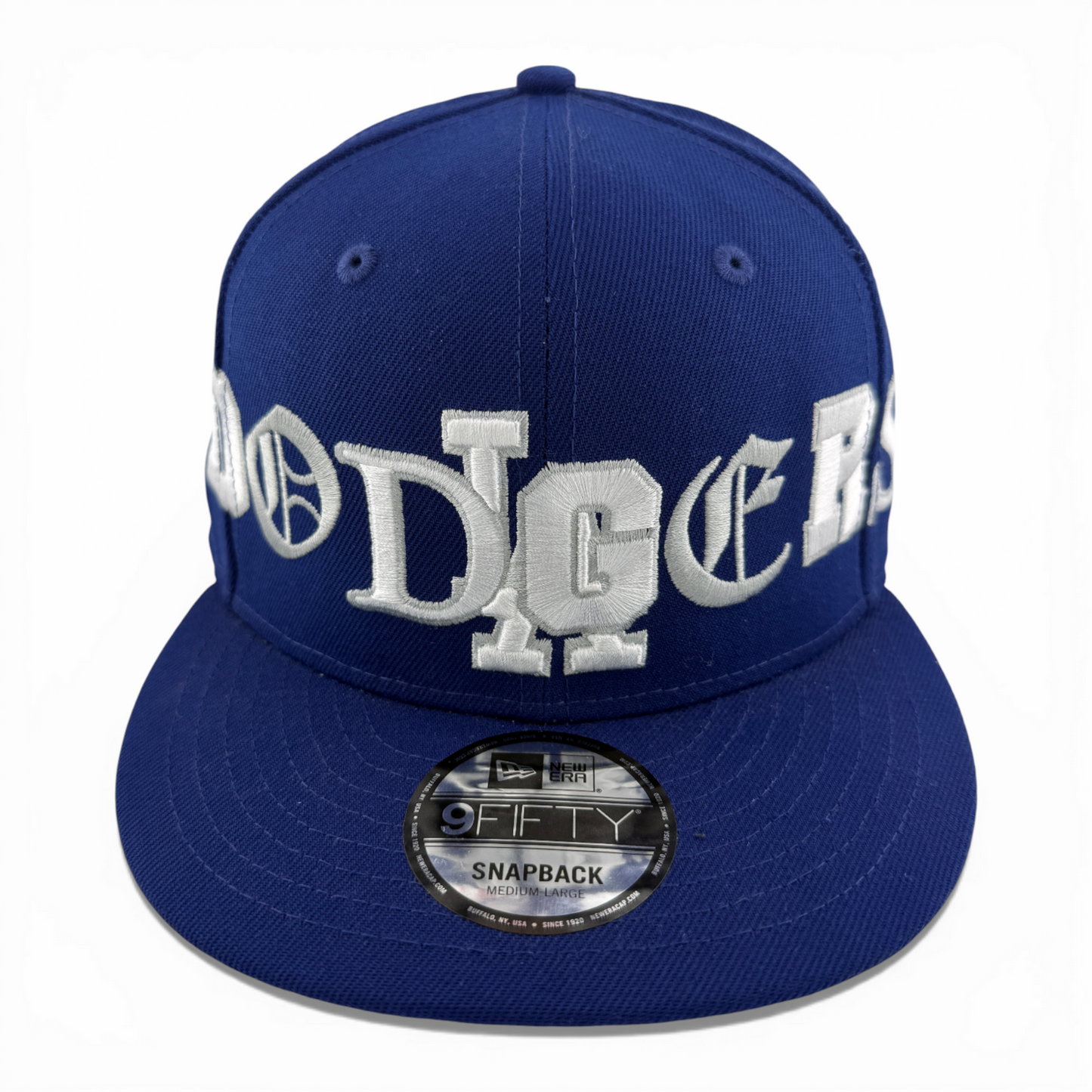 New Era Los Angeles Dodgers MLB Team Typography 9FIFTY Snapback Adjustable Hat
