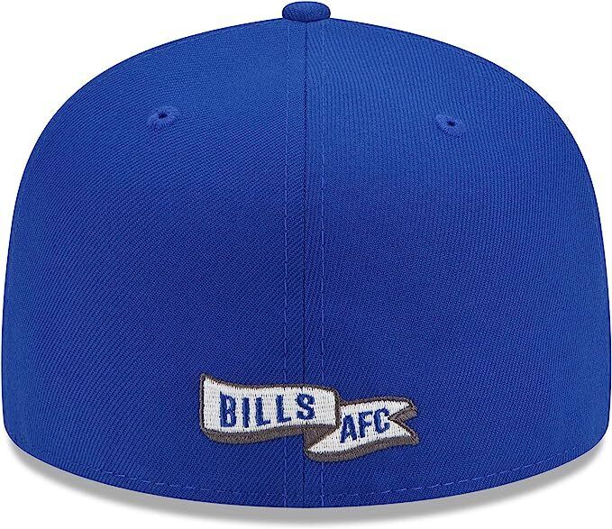 New Era Buffalo Bills 2022 Sideline NFL Historic Logo Blue 59FIFTY Fitted Hat Cap