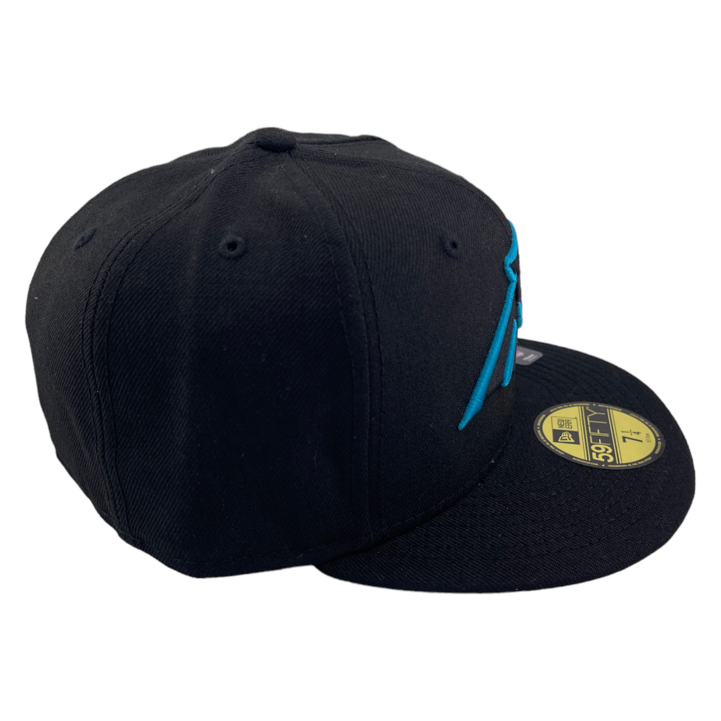 New Era Carolina Panthers Classic Omaha Main Black/Grey UV 59Fifty Fitted Hat