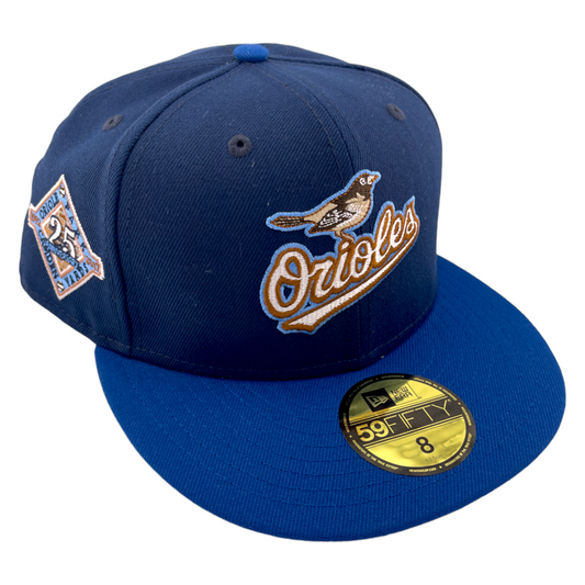 New Era Baltimore Orioles 25th Anniversary Patch The Blues Pack UV 59FIFTY Hat