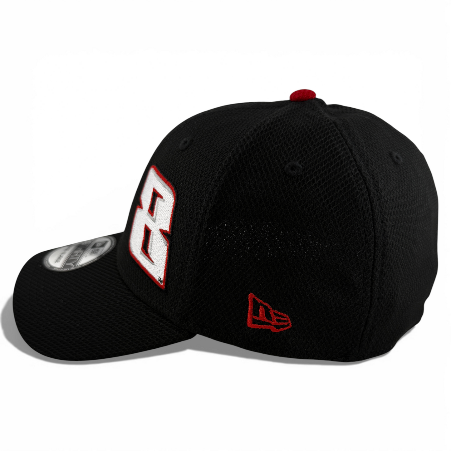 New Era Kyle Busch Nascar Black Diamond #8 Logo 39Thirty Flex Fit Hat Cap