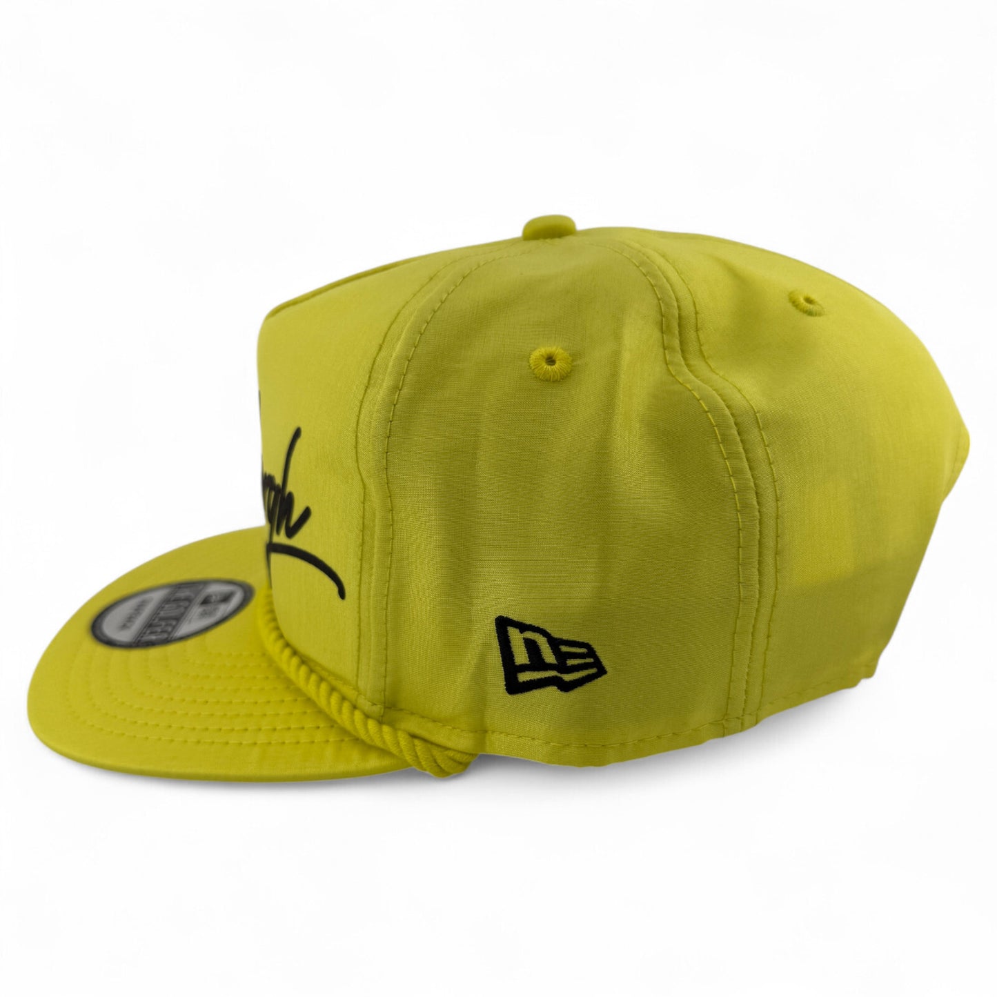 New Era Pittsburgh Pirates Neon Script The Golfer Rope A-Frame Snapback Hat Cap