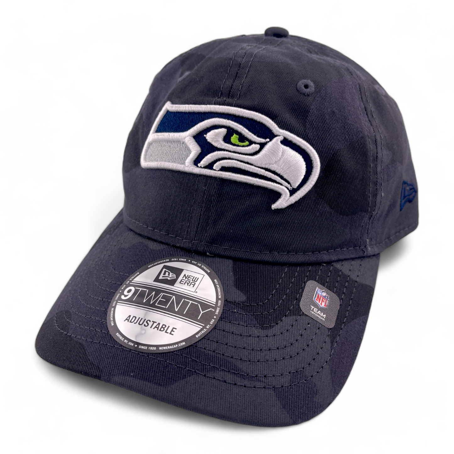 New Era Seattle Seahawk NFL Core Classic Camo 9Twenty Adjustable Dad Hat Cap