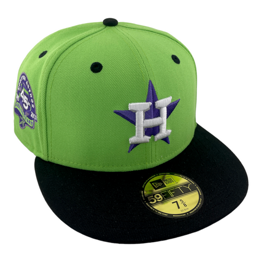 New Era Houston Astros 45th Anniversary DC vs Marvel Green/Purple UV 59FIFTY Hat Cap