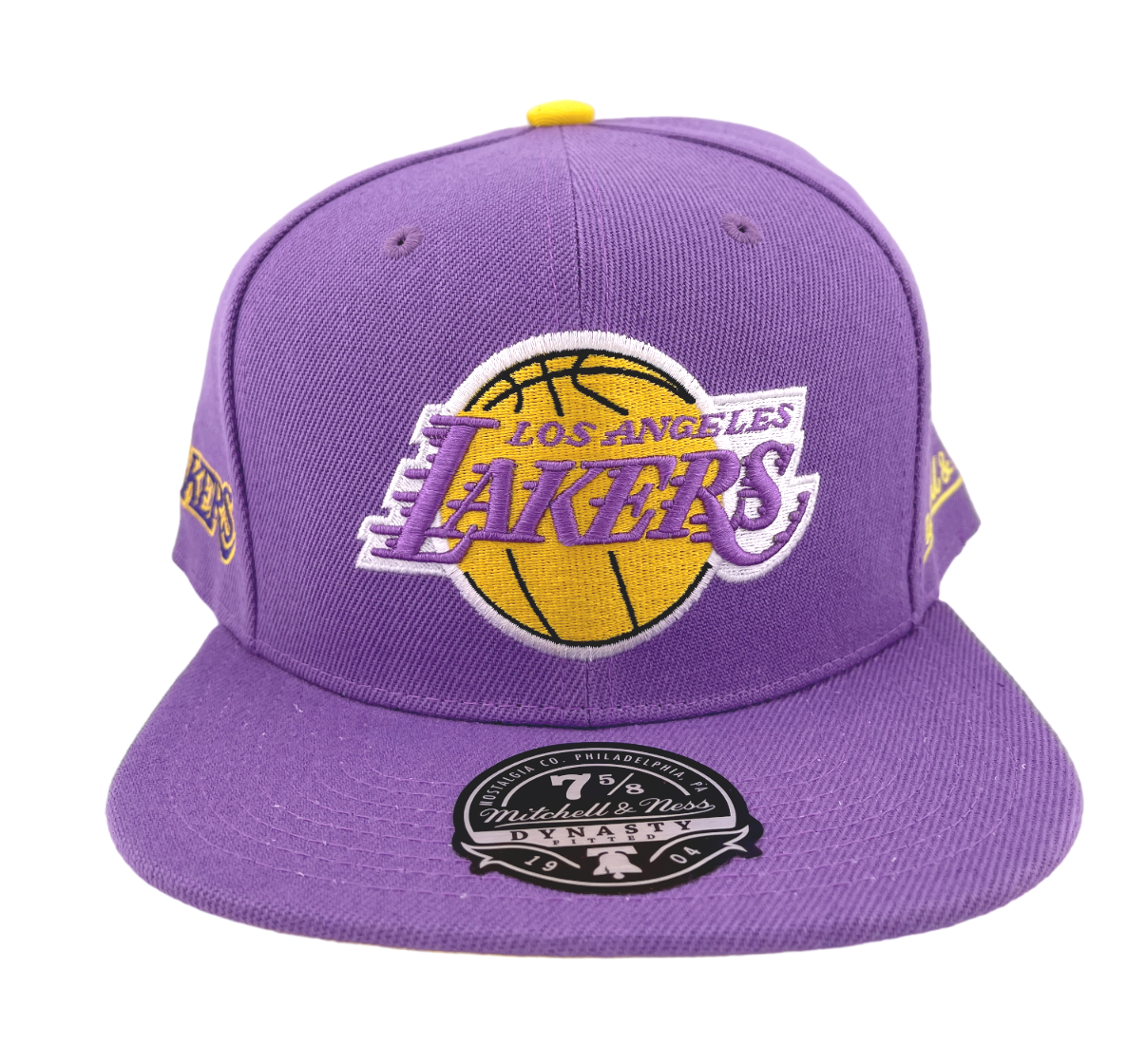 Mitchell & Ness Los Angeles Lakers NBA Hyperteam Purple Fitted Hat Cap