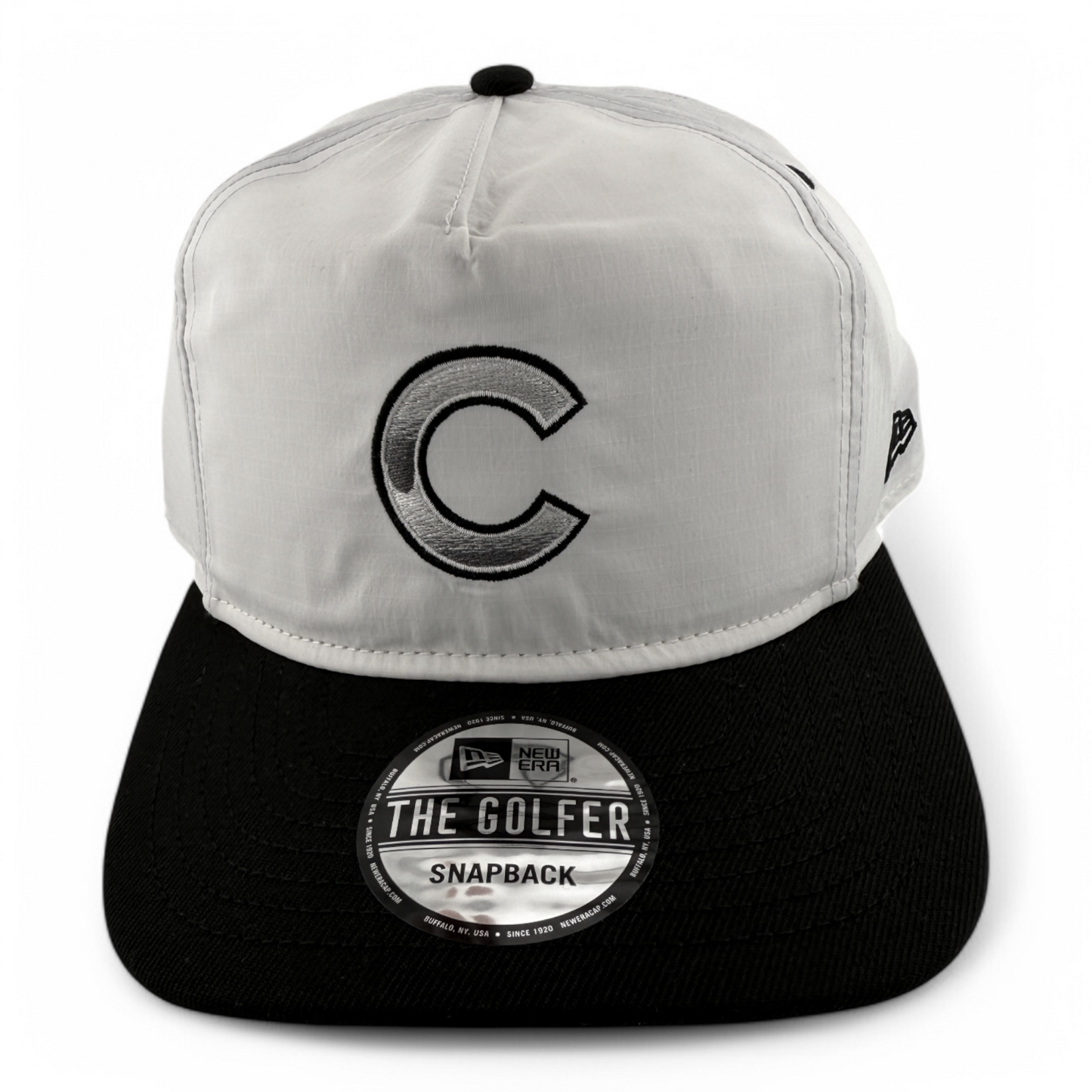 New Era Chicago Cubs MLB The Golfer Chrome Logo A-Frame Snapback Adjustable Hat