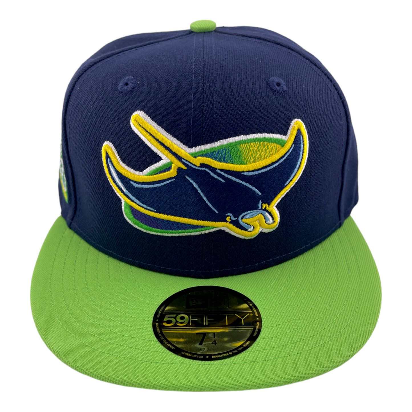 New Era Tampa Bay Rays Tropicana Field Patch Blue/Green 59FIFTY Fitted Hat Club Cap