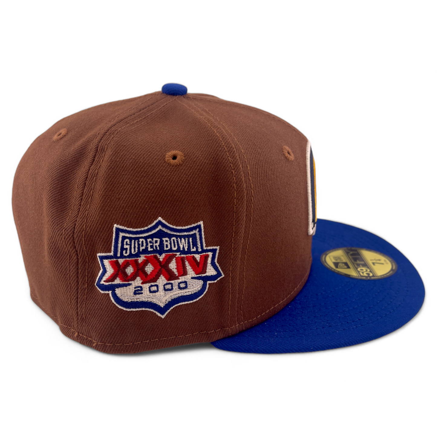 New Era Los Angeles Rams NFL Harvest Pack Super Bowl 2000 Tan 59Fifty Fitted Hat