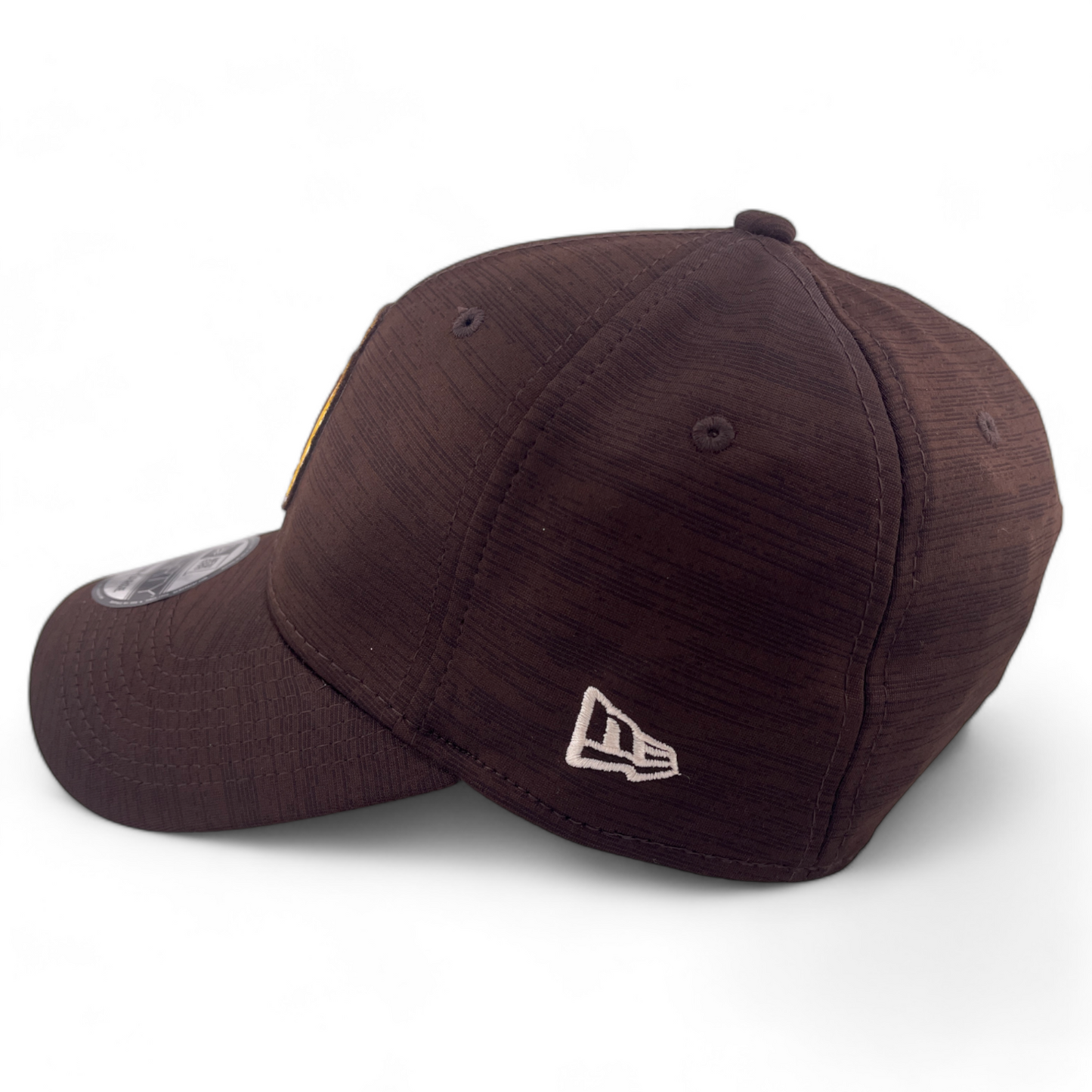 New Era San Diego Padres MLB 2023 Clubhouse Brown 39Thirty Stretch Fit Hat Cap