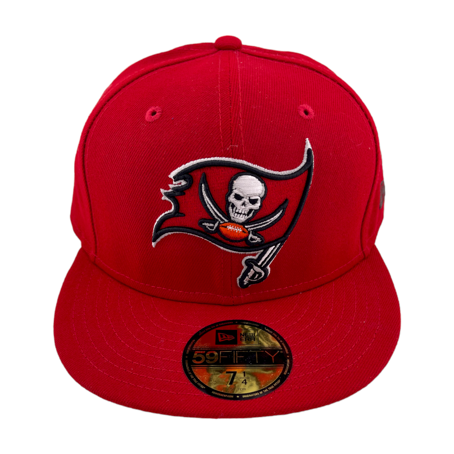 New Era Tampa Bay Buccaneers Classic Omaha Main Red/Grey UV 59Fifty Fitted Hat Cap